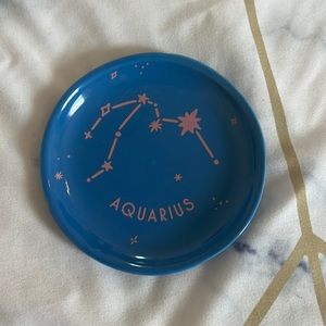 small aquarius dish plate